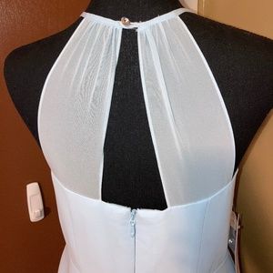 Lulu’s sky blue bridesmaid dress